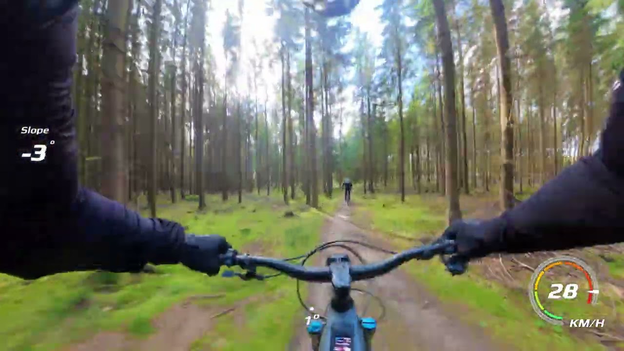 Przejazd POV w lesie z filmu Trutnov enduro